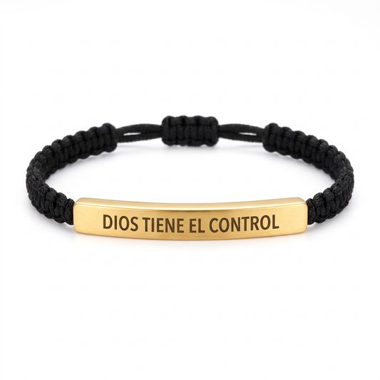 Pulsera Artesanal Dios Tiene el Control